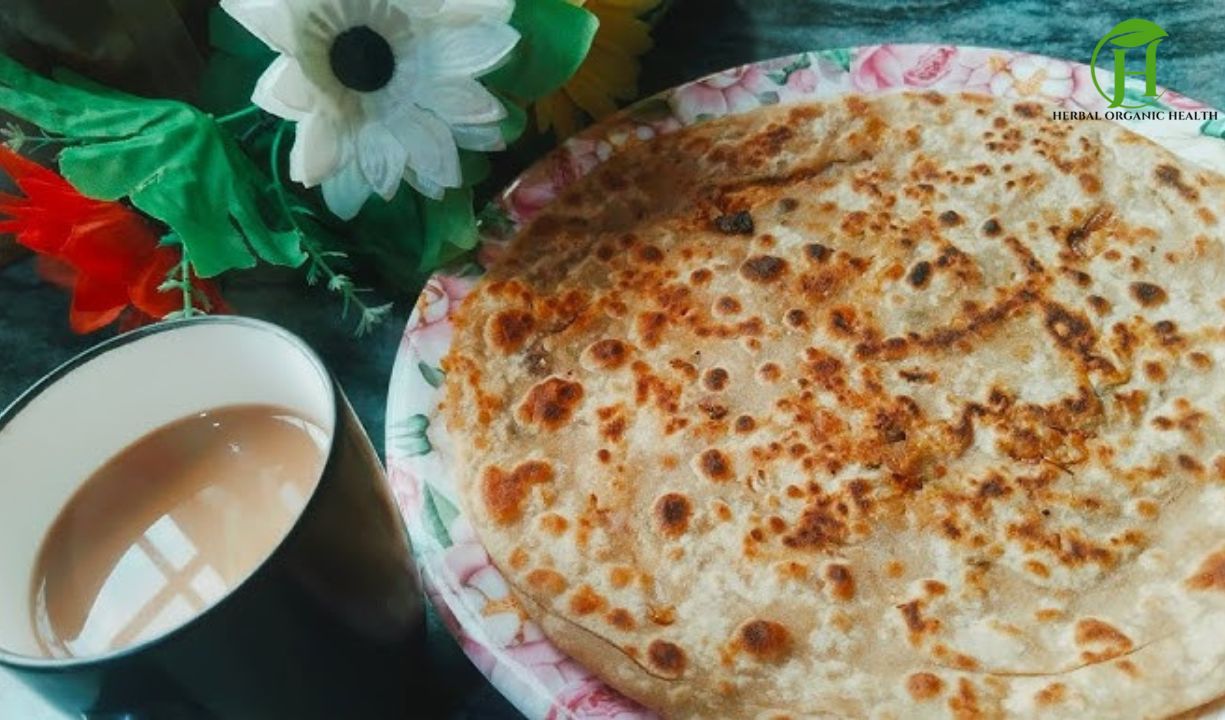 Mooli Paratha and Tea Combination